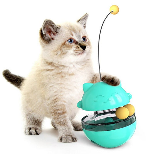 Deliana.pet Tier-Intelligenzspielzeug Trichter Ball Teaser Katze Stick nicht Tumbler Karussell Spielzeug Katze selbst-erregende Magie Haustierzubehör