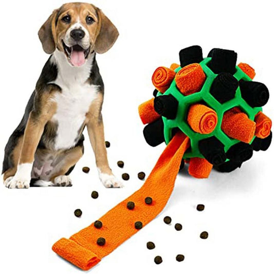 Lollanda Tier-Intelligenzspielzeug Schnüffelball für Hunde Spielzeug Filz-Schnüffelspielzeug